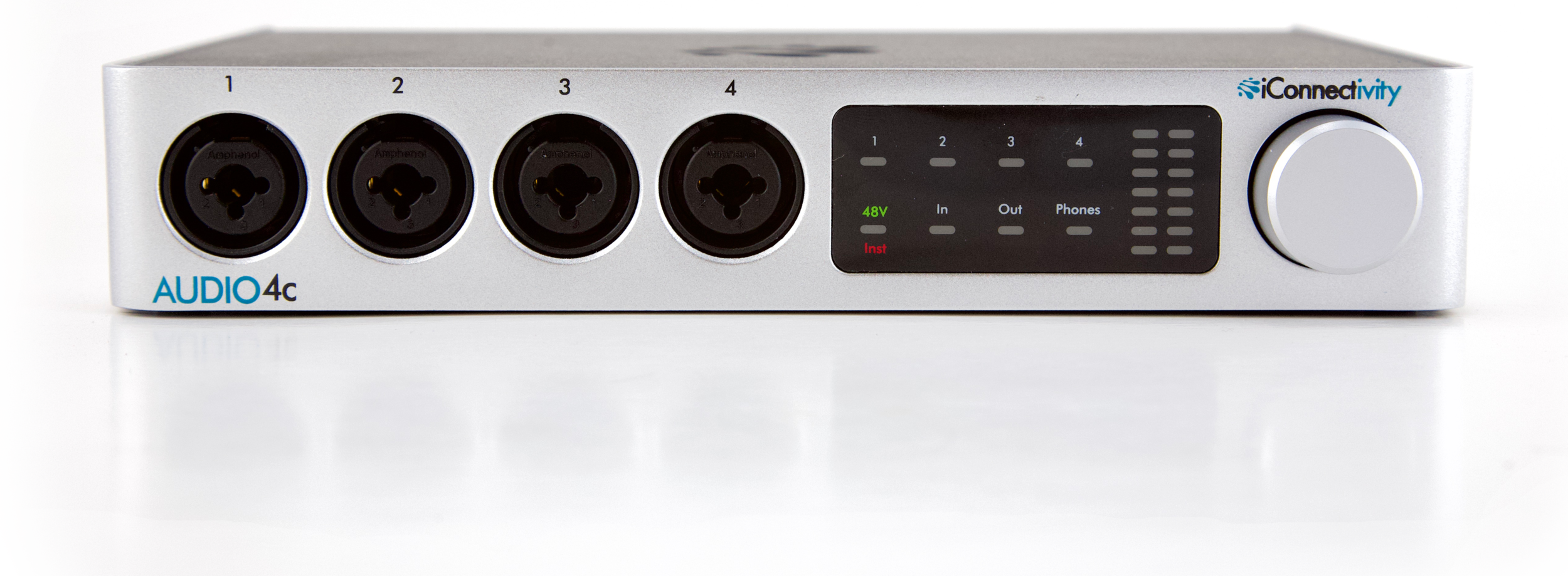 AUDIO4c - audio interface for streaming, performance, and 